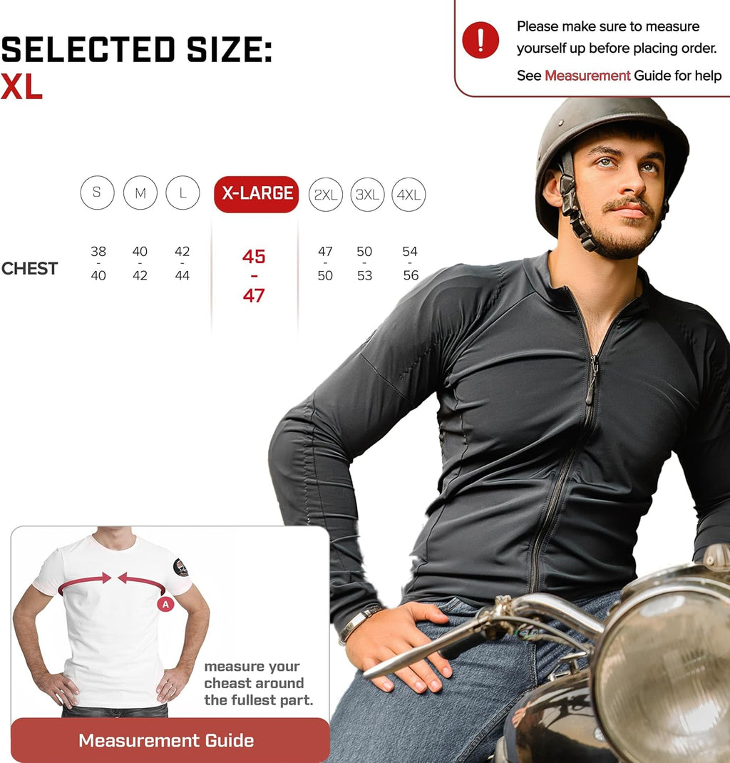 Camisa de Proteção para Moto com Blindagem – Jaqueta Masculina e Feminina para o Verão com Proteções Removíveis Certificação CE