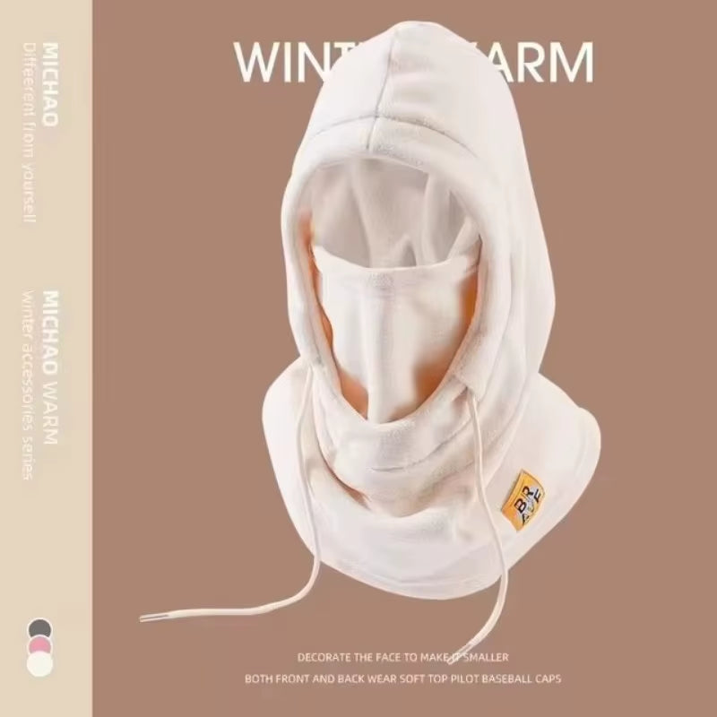 Touca Térmica 3 em 1 com Máscara e Protetor de Pescoço – Balaclava Corta-Vento Unissex para Frio Intenso