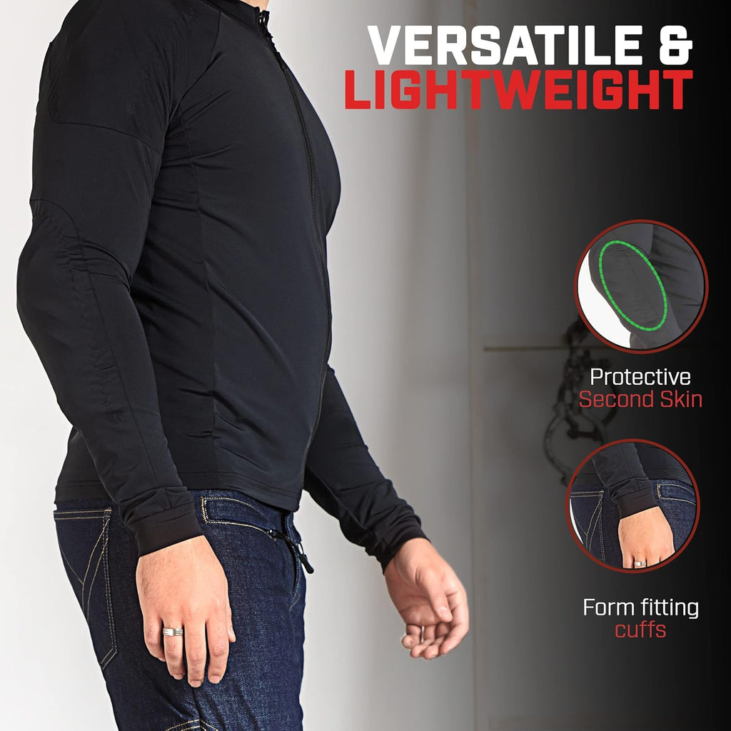 Camisa de Proteção para Moto com Blindagem – Jaqueta Masculina e Feminina para o Verão com Proteções Removíveis Certificação CE