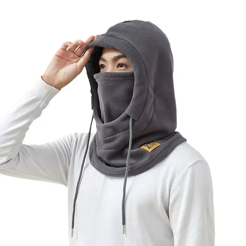 Touca Térmica 3 em 1 com Máscara e Protetor de Pescoço – Balaclava Corta-Vento Unissex para Frio Intenso