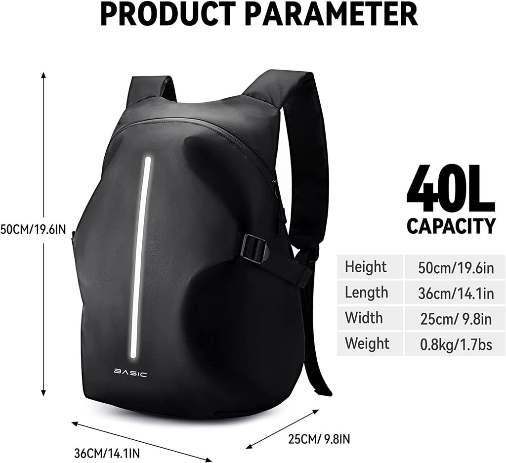 Motorcycle Backpack, Motorcycle Backpacks for Men and Women, Waterproof Motorcycle Backpack, Helmet Bag Bookbag for Riding, Outing